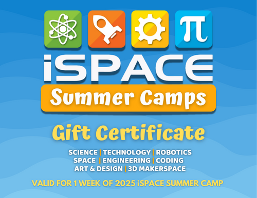 2025 iSPACE Summer Camp Gift Certificate